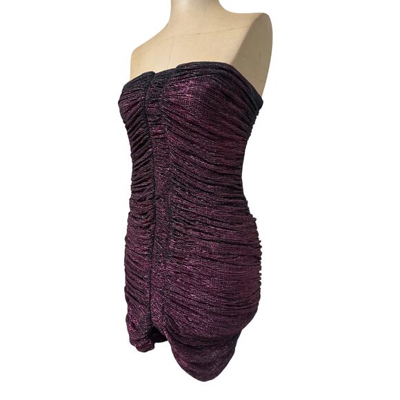 Black Halo Strapless Mini Dress - Picture 5 of 6